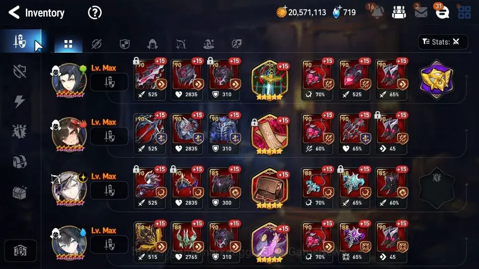 Epic Seven Accounts GLOBAL Unverif|12 ML[Monarch otS Iseria,Salome,BAr image 14