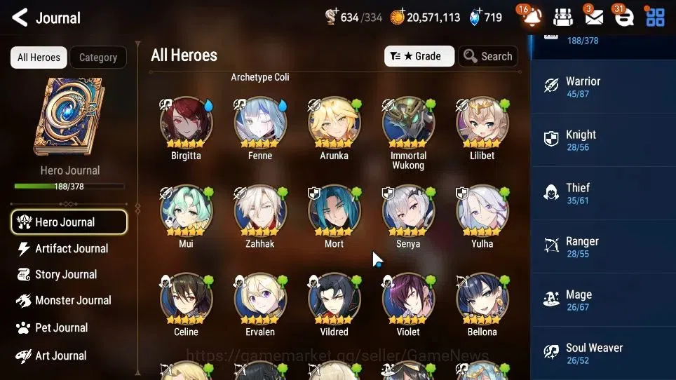 Epic Seven Accounts GLOBAL Unverif|12 ML[Monarch otS Iseria,Salome,BAr image 9