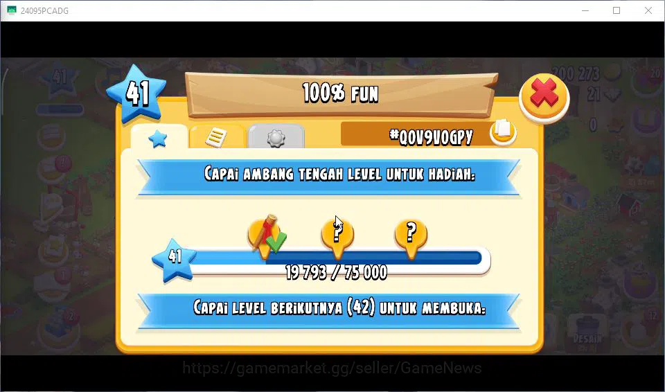 Hay Day Accounts Level 41 | Barn Storage 1100 + Silo Storage 625 |  image 6