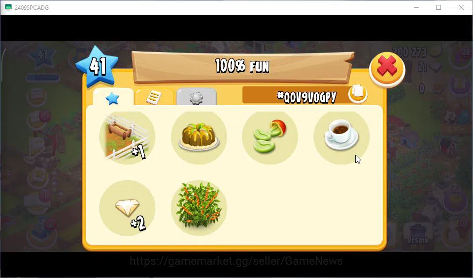 Hay Day Accounts Level 41 | Barn Storage 1100 + Silo Storage 625 |  image 7