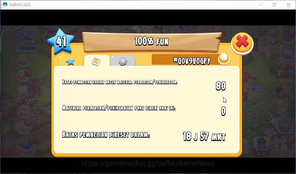 Hay Day Accounts Level 41 | Barn Storage 1100 + Silo Storage 625 |  image 8