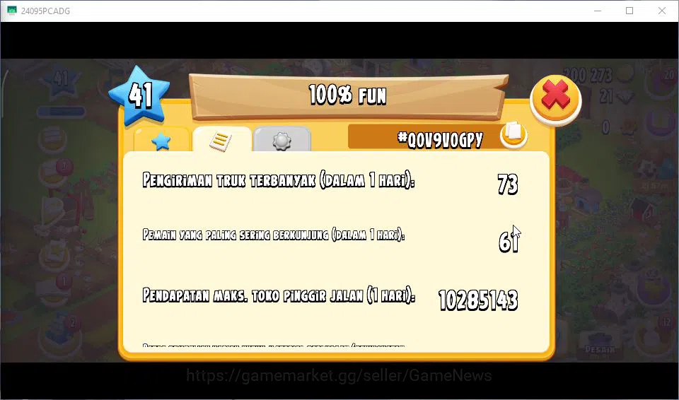 Hay Day Accounts Level 41 | Barn Storage 1100 + Silo Storage 625 |  image 9