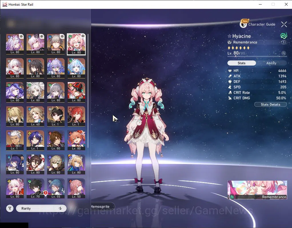 Honkai Star Rail Accounts ASIA|TL 70|12 Limited|[Castorice,Hyacine,Cerydra,F image 2
