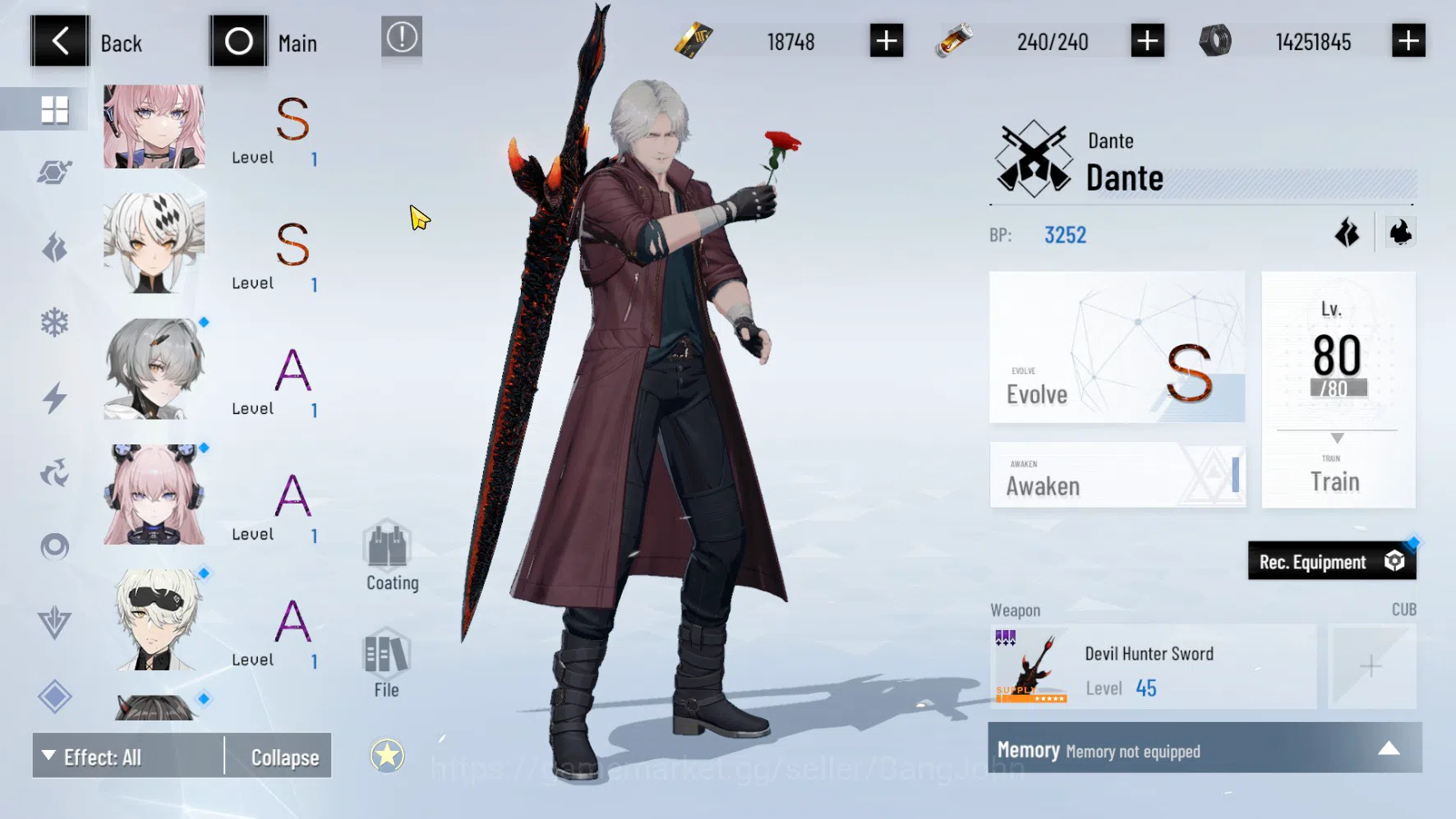 Punishing: Gray Raven Accounts ASIA PACIFIC | LEVEL 89 | Selena Destiny Skin | Lu image 14