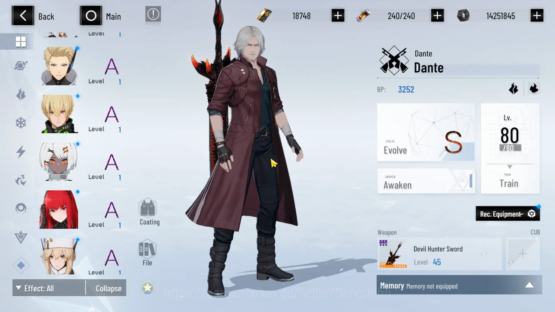 Punishing: Gray Raven Accounts ASIA PACIFIC | LEVEL 89 | Selena Destiny Skin | Lu image 16
