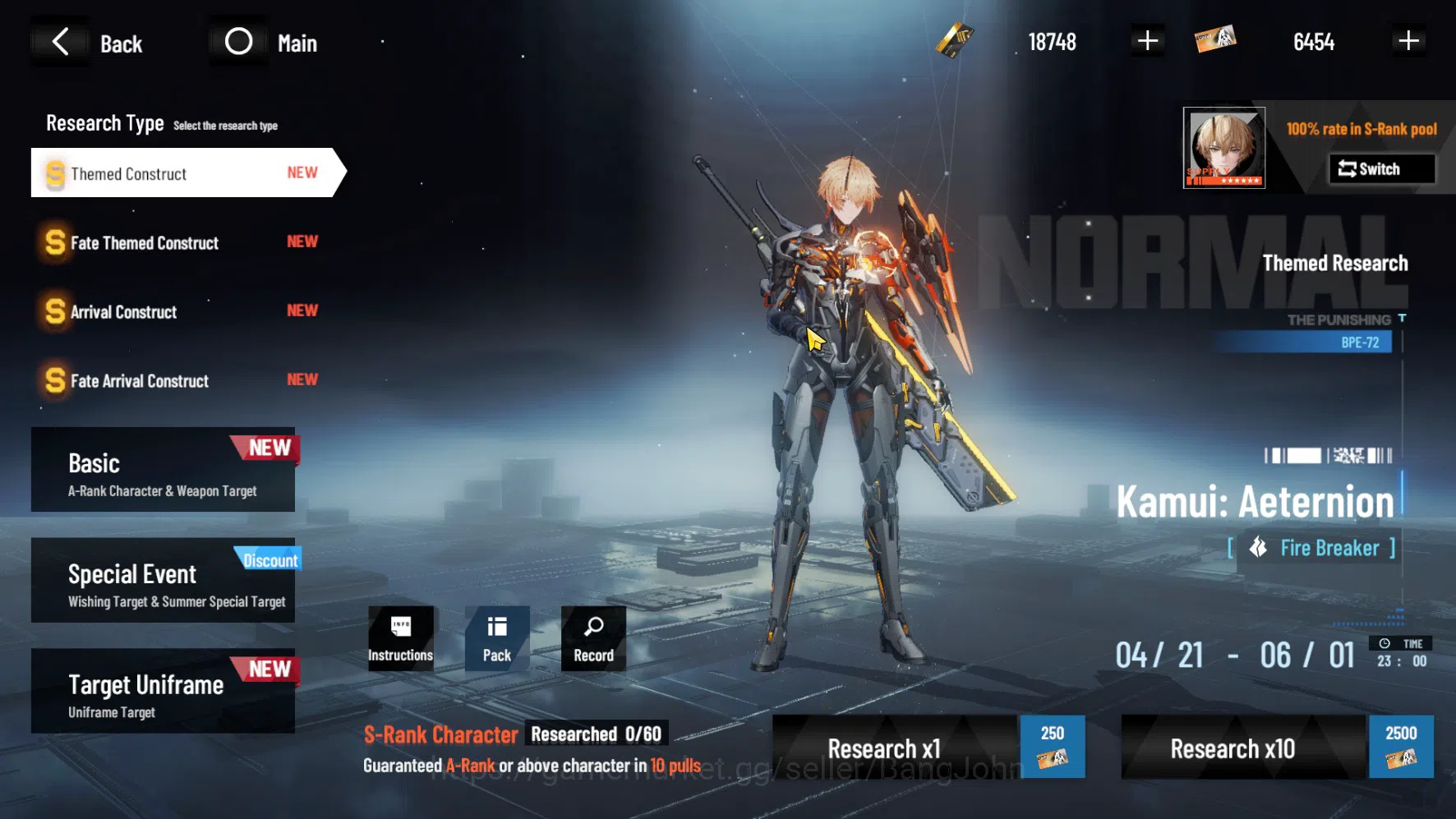Punishing: Gray Raven Accounts ASIA PACIFIC | LEVEL 89 | Selena Destiny Skin | Lu image 18