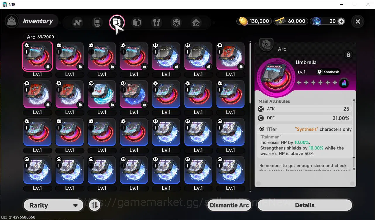 Neverness to Everness Accounts GLOBAL EU |HL 3| 1 SSR Limited Meta Nanally |5 SR  image 6