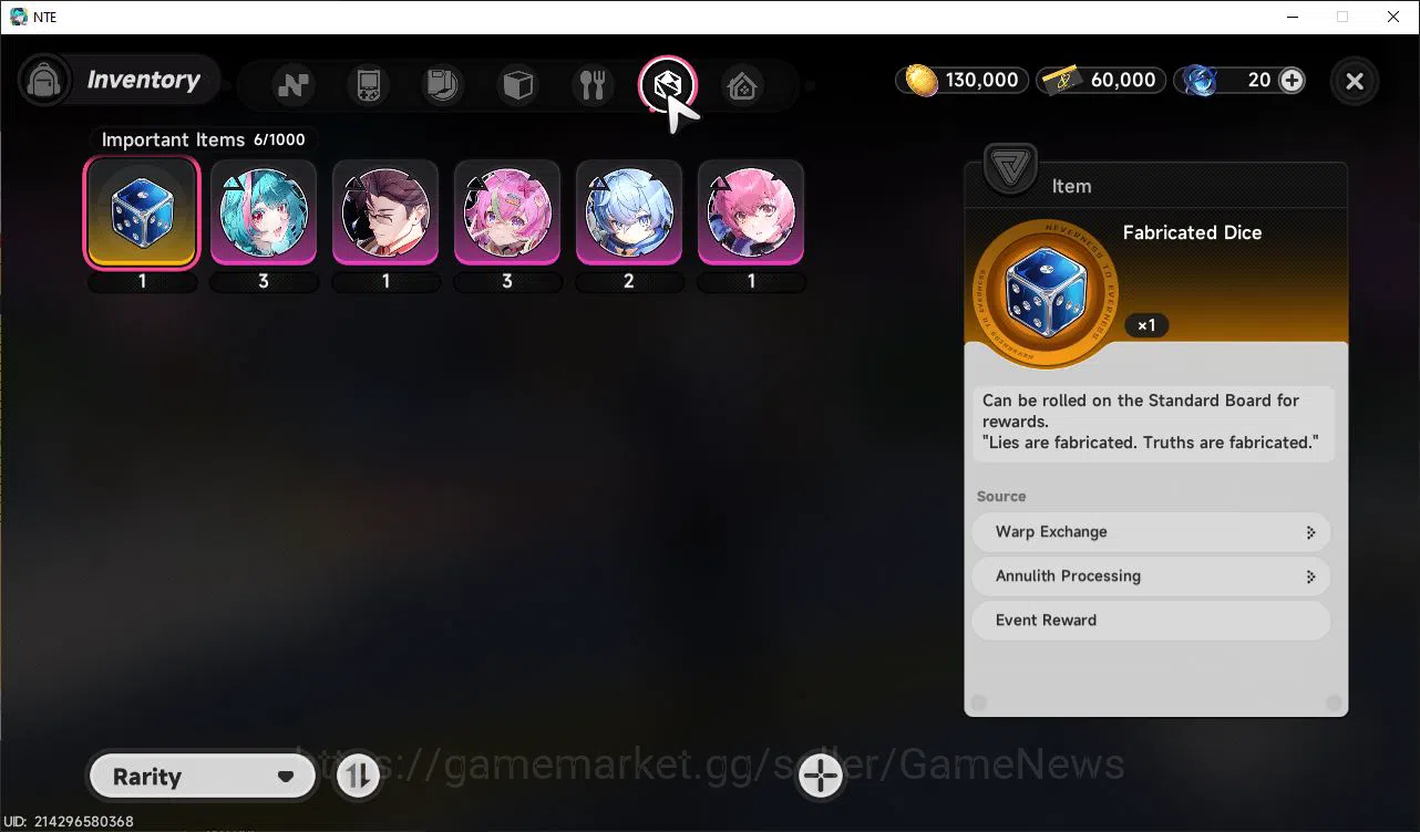 Neverness to Everness Accounts GLOBAL EU |HL 3| 1 SSR Limited Meta Nanally |5 SR  image 7