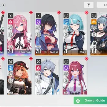 Chaos Zero Nightmare Accounts ASIA|Lv 20|1 Limits|1 SSR(Rossweisse+SIG+Tenebria)|Story Act 1 Ch 2 Ep 7|Check SS