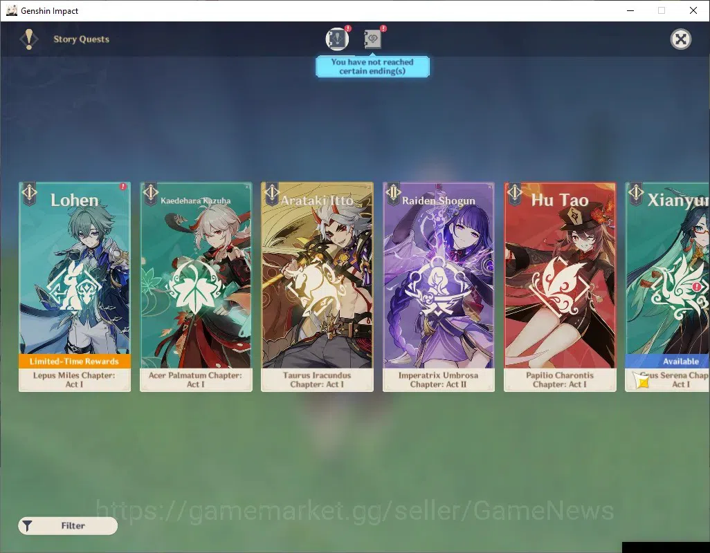 Genshin Impact Accounts ASIA|AR 55|7 Limited + 6 (*5 Standard)|Varka,Ayaka image 14