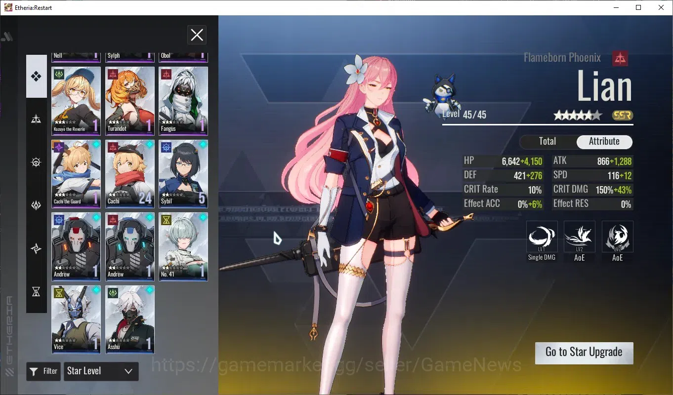 Etheria: Restart Accounts Global-S25|Lv16|8 SSR[Lian,Nathenn,Sharon,Kloss,Ti image 5