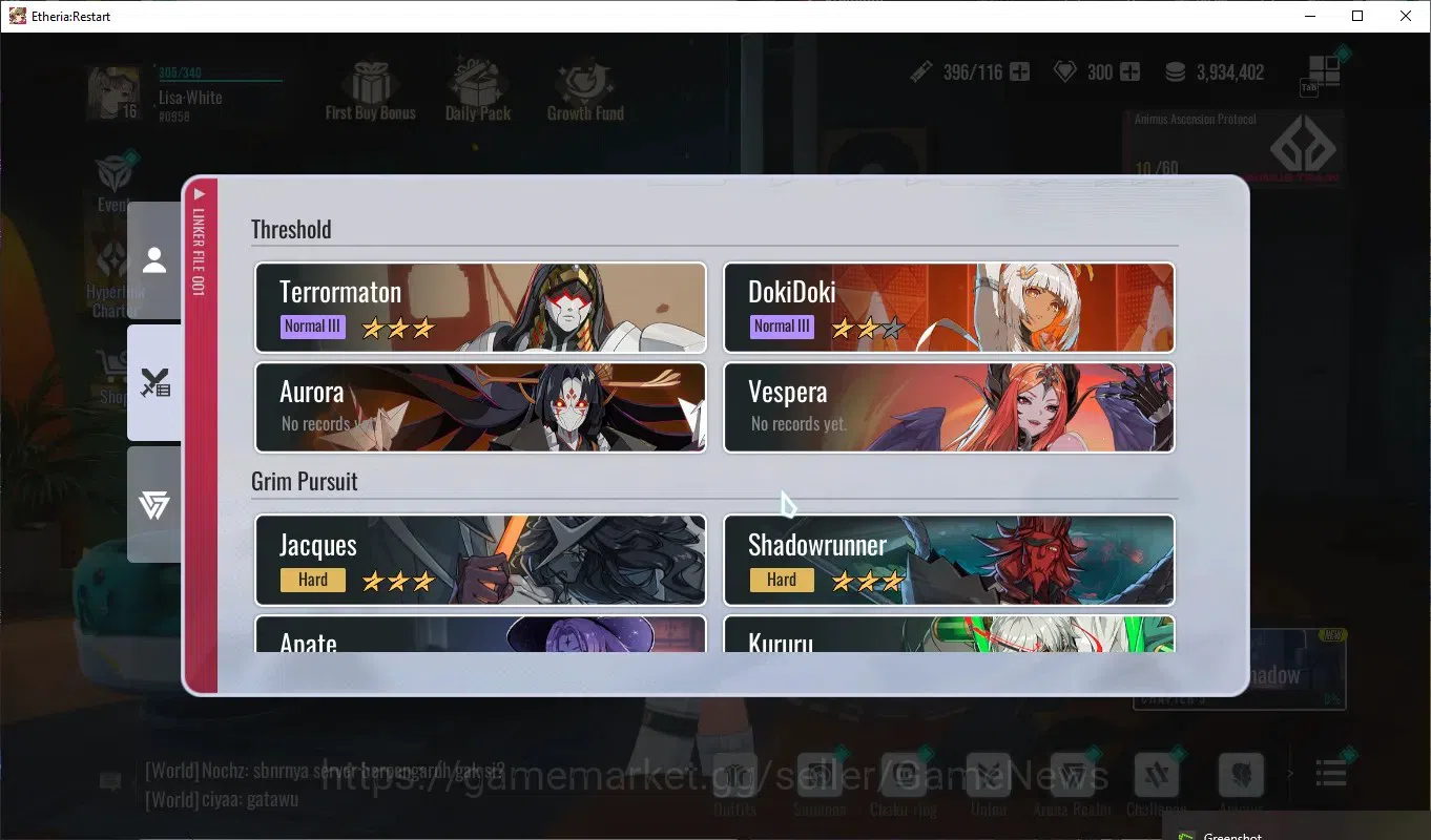 Etheria: Restart Accounts Global-S25|Lv16|8 SSR[Lian,Nathenn,Sharon,Kloss,Ti image 7