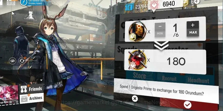 Arknights Accounts Lv 2|42 OP + 2 Skin|6,7K Orundum+6 Originium|1 Lim image 2