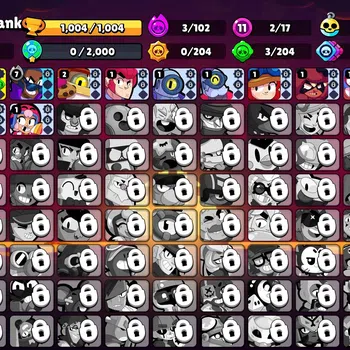 Brawl Stars Accounts 1004 Trophy|17 Brawlers 2 Max Lvl [Darryl,Shelly]| image 1