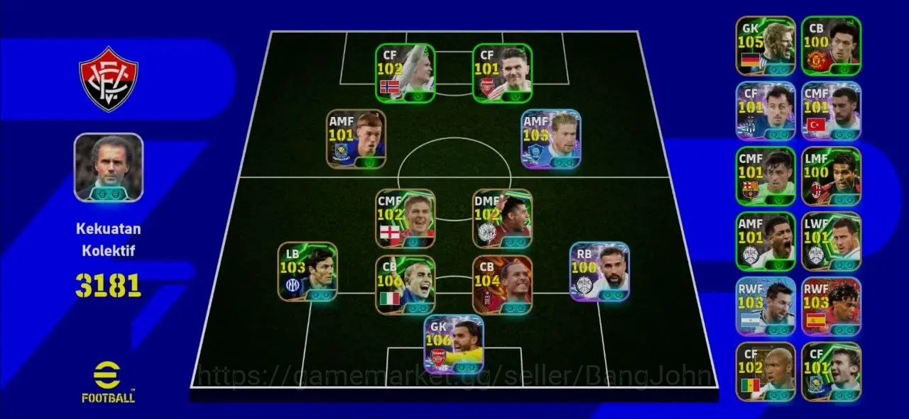 eFootball Accounts Mobile|PW 3181|Epic Shevchenko,Gerrard,Zanetti,Dio image 11