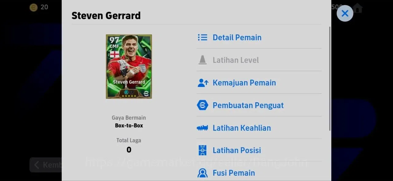 eFootball Accounts Mobile|PW 3181|Epic Shevchenko,Gerrard,Zanetti,Dio image 5