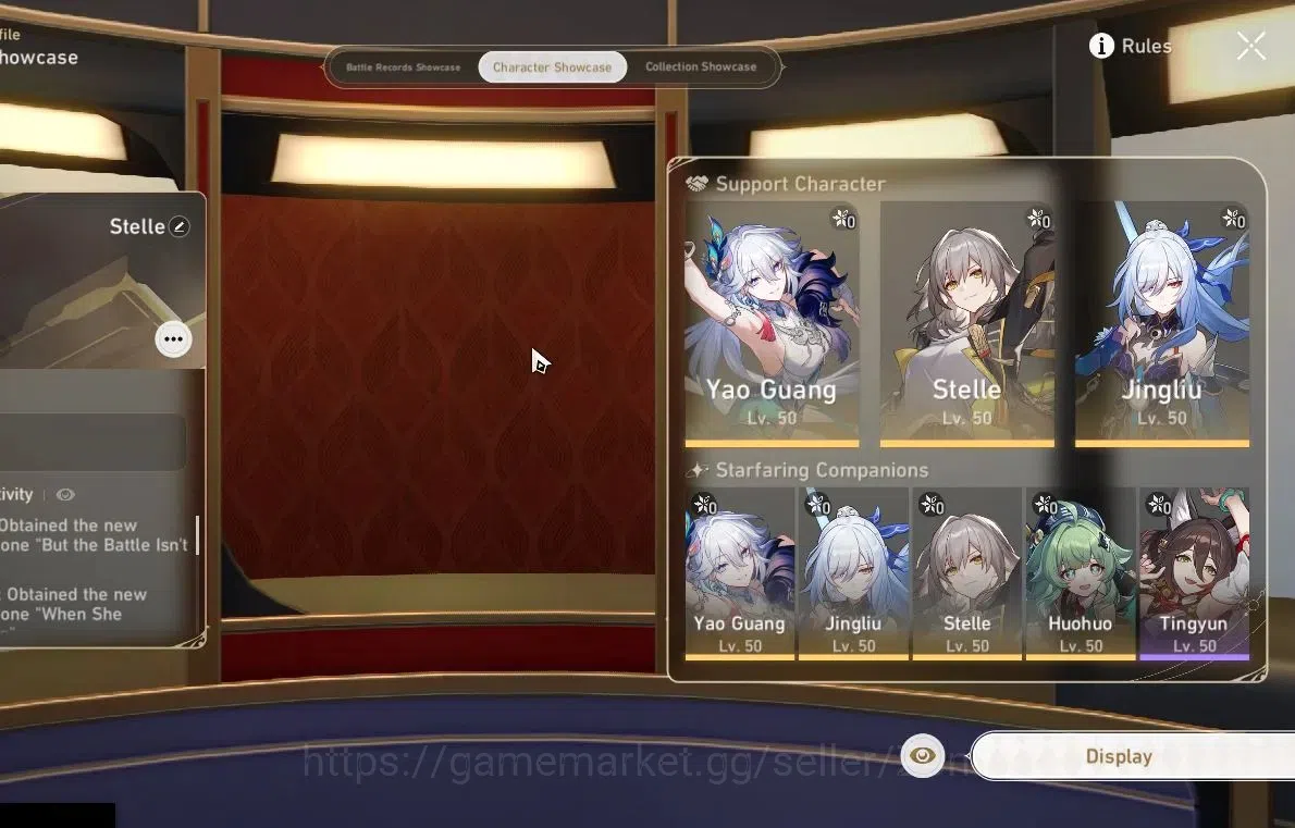 Honkai Star Rail Accounts Starter Asia|TL 35|Starter|3 Limited|Yao Guang+Sign,Jingliu,Huohuo|Gepard|MC Female|All Unset|Take 2