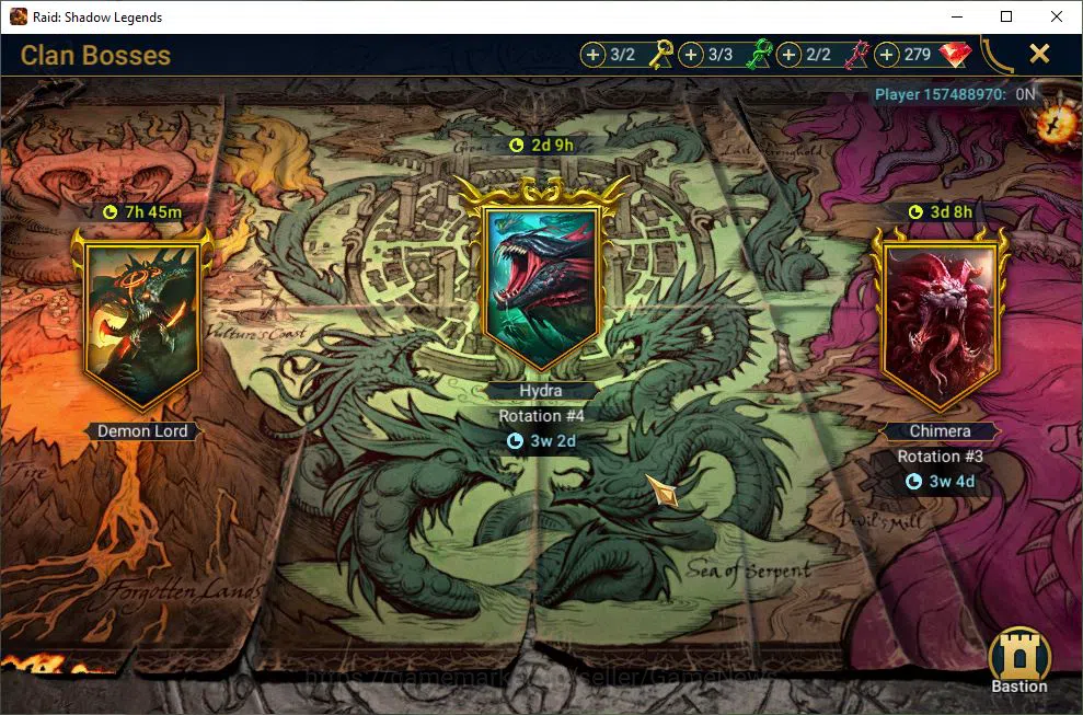 Raid: Shadow Legends Accounts Lv49 1M Power|25 Legend(Calamitus,Noldua,Ninja,Lys image 2