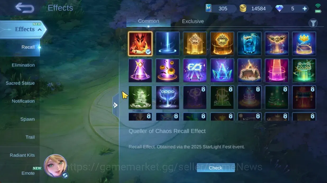 Mobile Legends: Bang Bang Accounts Hero 103|Skin 190|High Glory 73|KOF Karina,PRIME G image 16