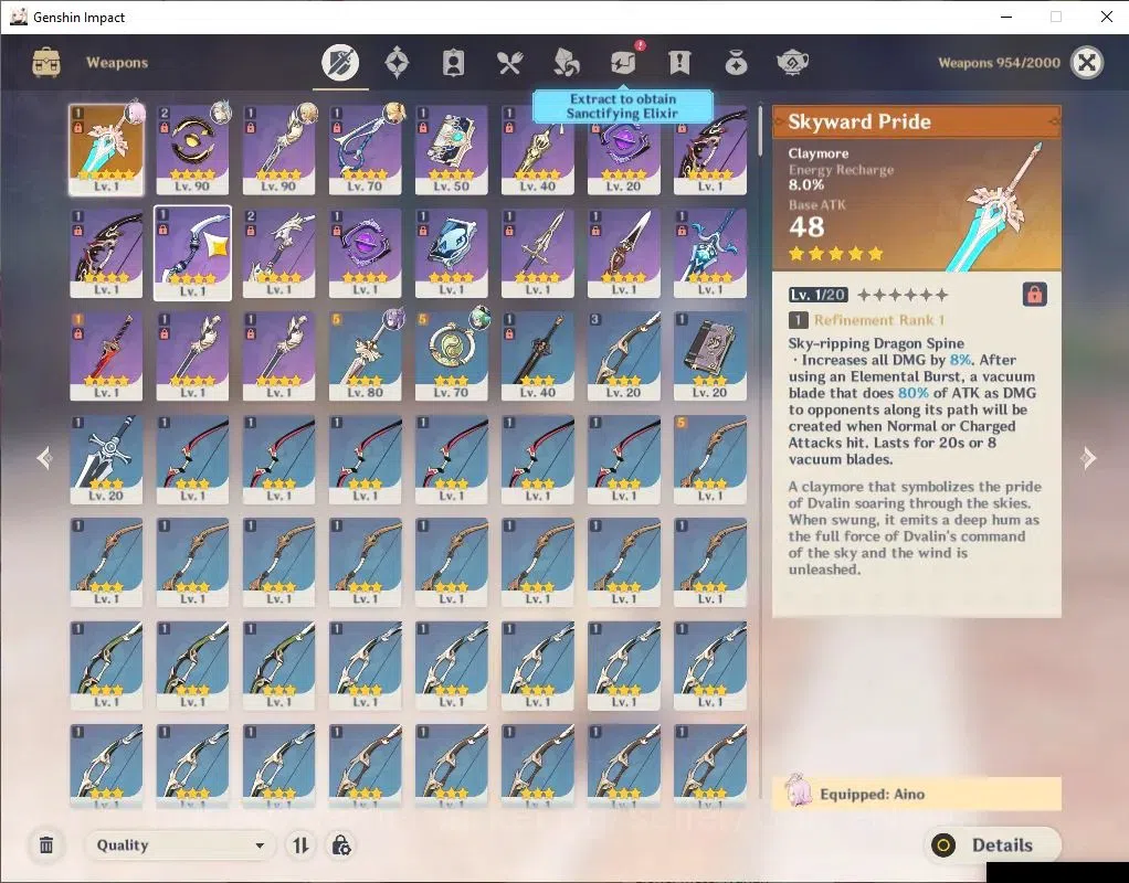 Genshin Impact Accounts ASIA|AR 55|Ready Gacha 43363 Primo|1 Limited+1(*5W image 4