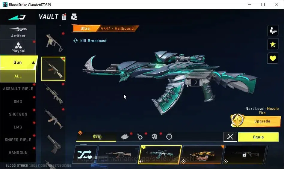 Blood Strike Accounts ASIA|Starter|Collab 7DS-AK47|Collab EVA-MCX|Collab image 12