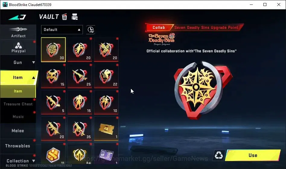 Blood Strike Accounts ASIA|Starter|Collab 7DS-AK47|Collab EVA-MCX|Collab image 16