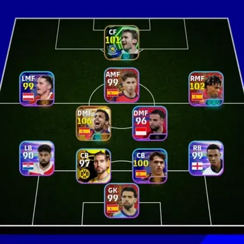 eFootball Accounts Legends & Iconic Players Mobile |PW 2847|BIGT Rodri,Epic Shevchenko,Shwt Yamal Messi3Card,etc|Coach