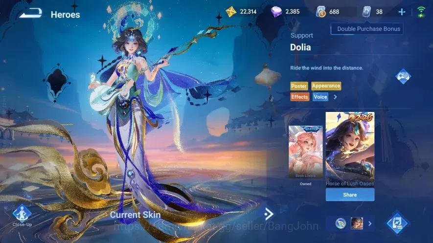 Honor of Kings Accounts Global | 111H 112S |LNY2026 Dolia & LNY2025 Nuwa|L image 3