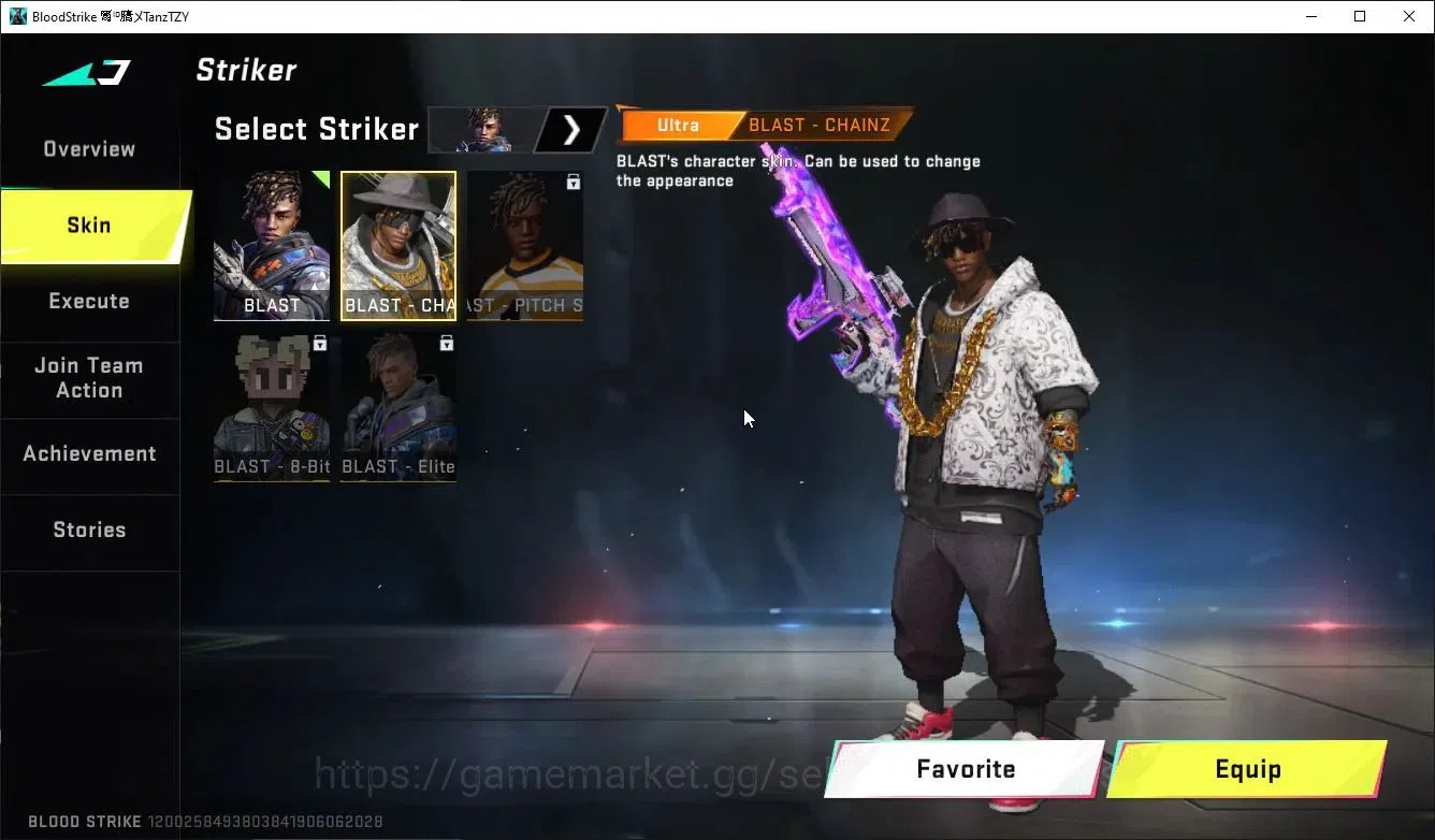 Blood Strike Accounts ASIA| 3 ULTRA [Blast,Volt,Glock-MoltenCore]|Limite image 3