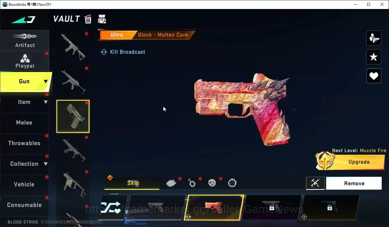 Blood Strike Accounts ASIA| 3 ULTRA [Blast,Volt,Glock-MoltenCore]|Limite image 8