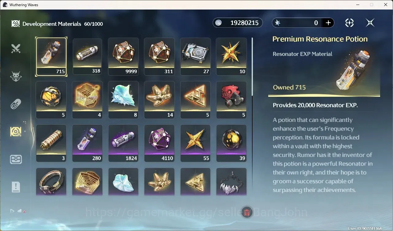 Wuthering Waves Accounts Others SEA|UL 49|Rank 5| 2 Char Limited Yangyagn:Xuanling Rc4,Rebecca | Mc Male | TakeMail WW272B 20