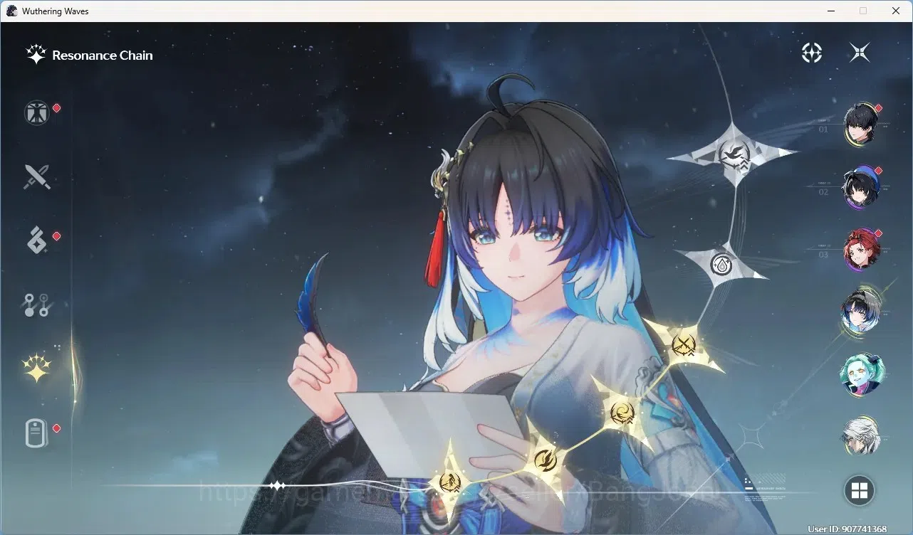 Wuthering Waves Accounts Others SEA|UL 49|Rank 5| 2 Char Limited Yangyagn:Xuanling Rc4,Rebecca | Mc Male | TakeMail WW272B 3