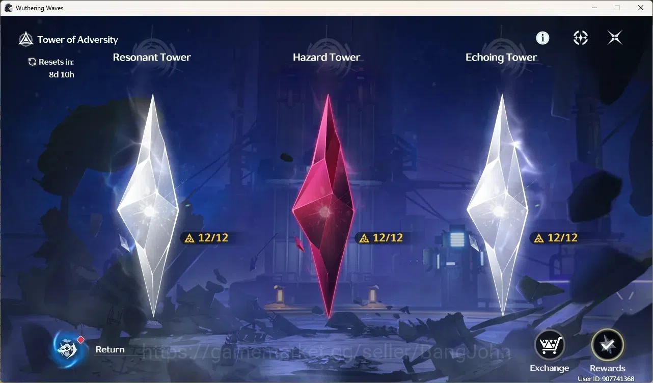 Wuthering Waves Accounts Others SEA|UL 49|Rank 5| 2 Char Limited Yangyagn:Xuanling Rc4,Rebecca | Mc Male | TakeMail WW272B 5