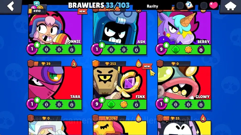 Brawl Stars Accounts 4910 Trophy|33 Brawlers|10k Bling|1 Legend [Paper  image 12