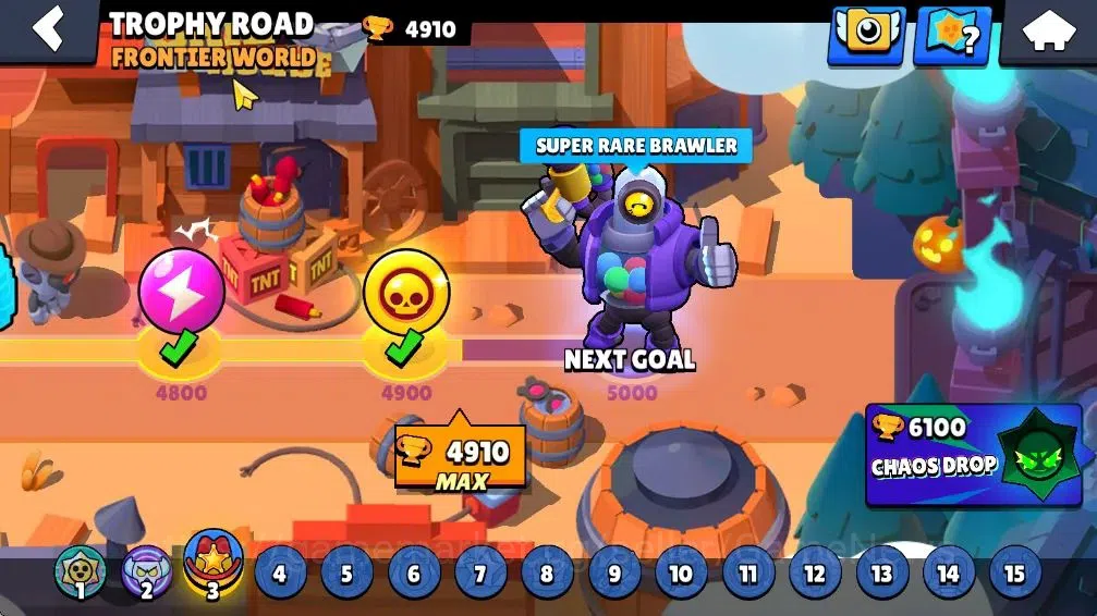 Brawl Stars Accounts 4910 Trophy|33 Brawlers|10k Bling|1 Legend [Paper  image 5