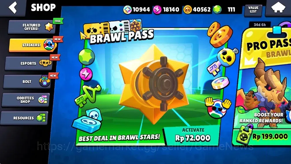 Brawl Stars Accounts 4910 Trophy|33 Brawlers|10k Bling|1 Legend [Paper  image 7