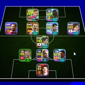 eFootball Accounts Legends & Iconic Players Android|Power 3128|Big Time Andres Iniesta|8 Show Time Anymeric Laporte,Lionel
