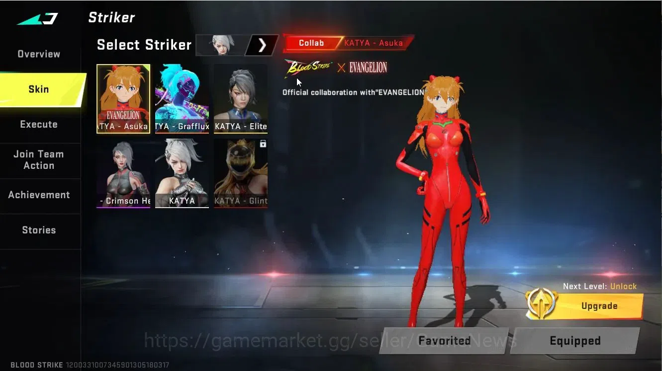 Blood Strike Accounts ASIA|ETERNAL [UZI-HolyCrown lv6-MAX]|Collab EVA [K image 4