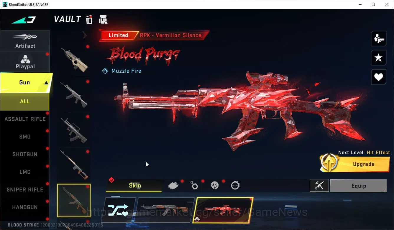 Blood Strike Accounts ASIA|1 ETERNAL MELE KATAR|6 ULTRA[Ethan,VAL,Vector image 10