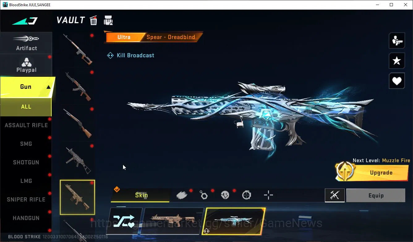 Blood Strike Accounts ASIA|1 ETERNAL MELE KATAR|6 ULTRA[Ethan,VAL,Vector image 11
