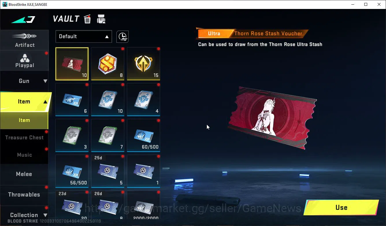 Blood Strike Accounts ASIA|1 ETERNAL MELE KATAR|6 ULTRA[Ethan,VAL,Vector image 12