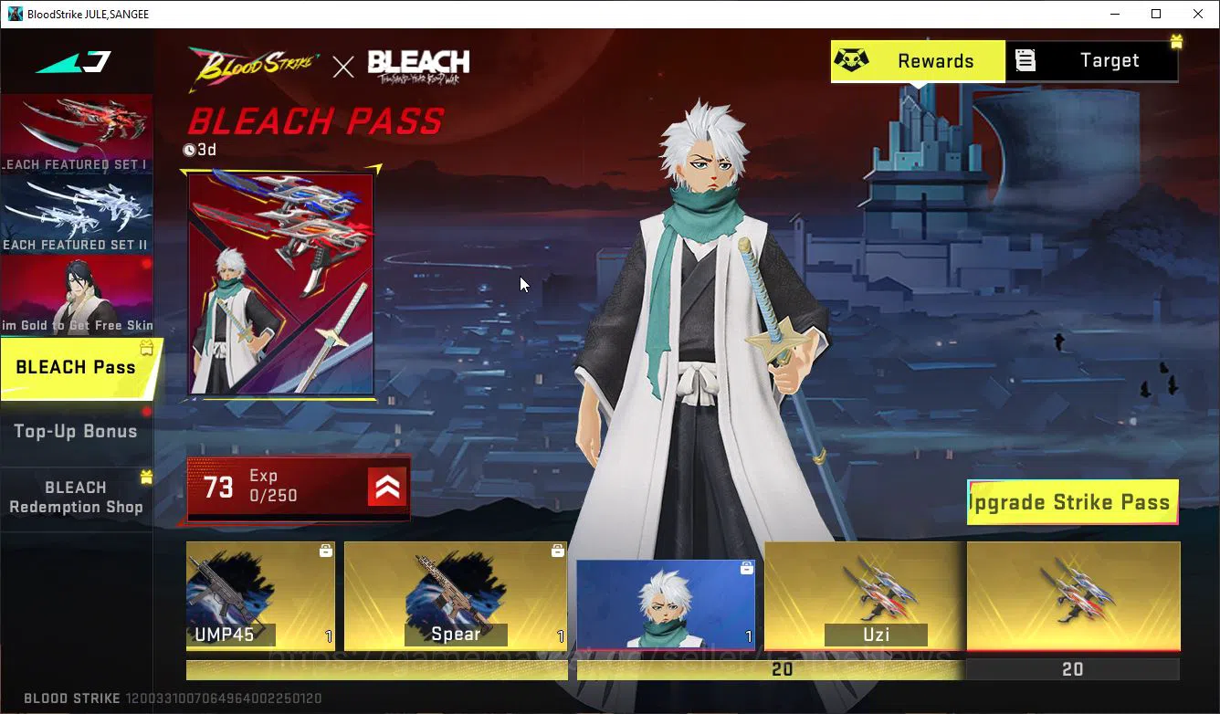 Blood Strike Accounts ASIA|1 ETERNAL MELE KATAR|6 ULTRA[Ethan,VAL,Vector image 19