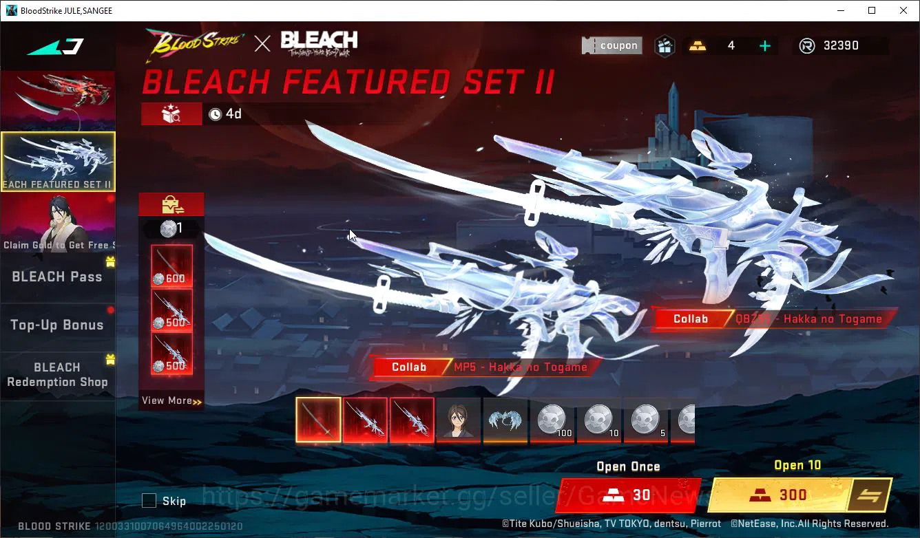 Blood Strike Accounts ASIA|1 ETERNAL MELE KATAR|6 ULTRA[Ethan,VAL,Vector image 20