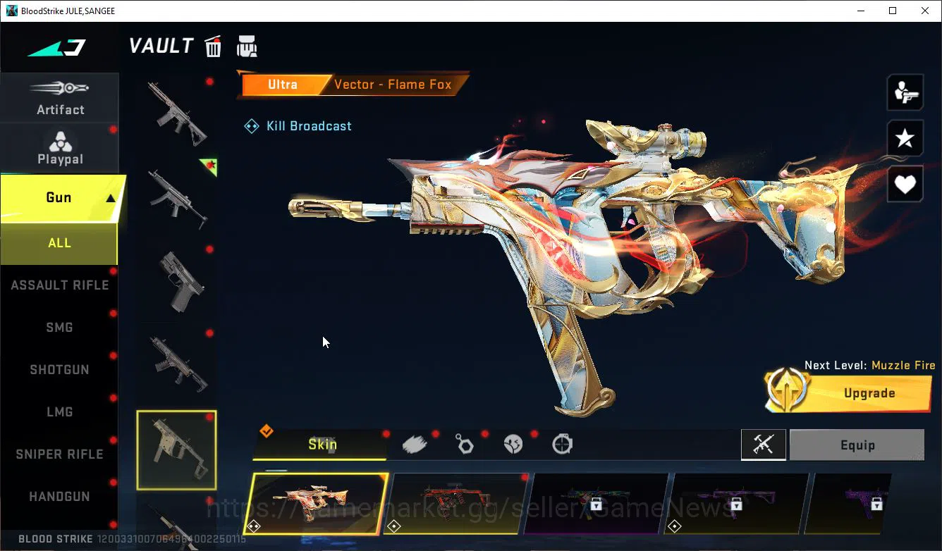 Blood Strike Accounts ASIA|1 ETERNAL MELE KATAR|6 ULTRA[Ethan,VAL,Vector image 7