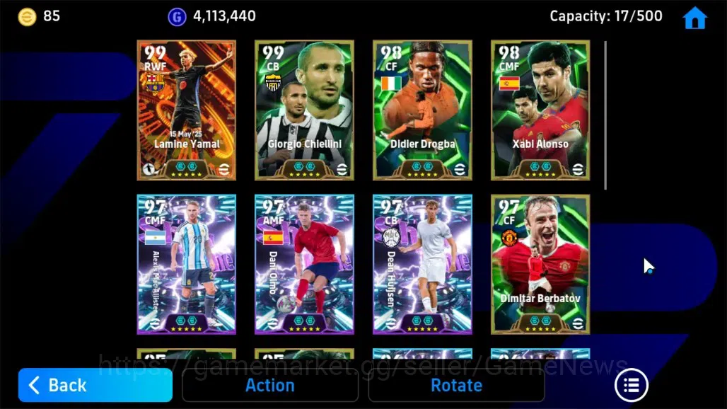 eFootball Accounts Android|BigTime Lamine Yamal,Epic Giorgio Chiellin image 8
