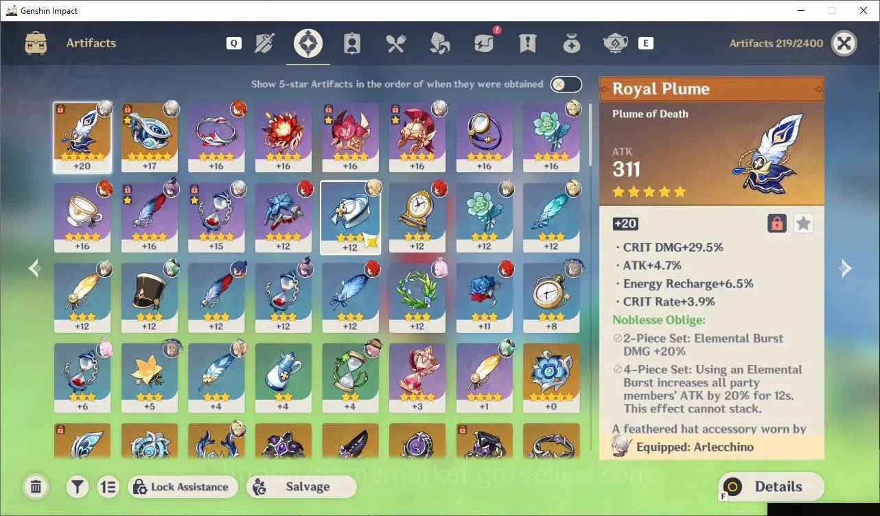 Genshin Impact Accounts ASIA|AR 48|3 Limited 5*CHAR (Mavuika,Arlechino, Du image 10