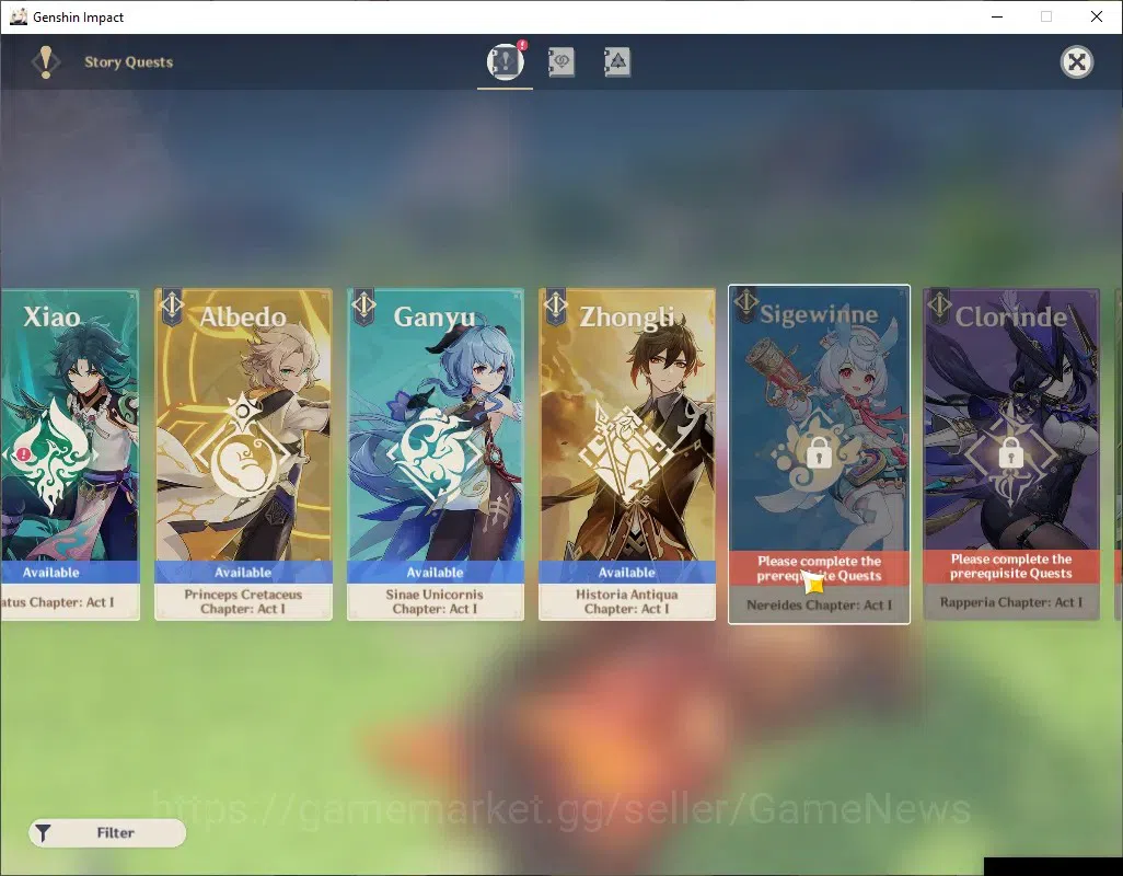 Genshin Impact Accounts ASIA|AR 56|6 Limited + 3 (*5Weap)|Zibai,Linnea,Mav image 17