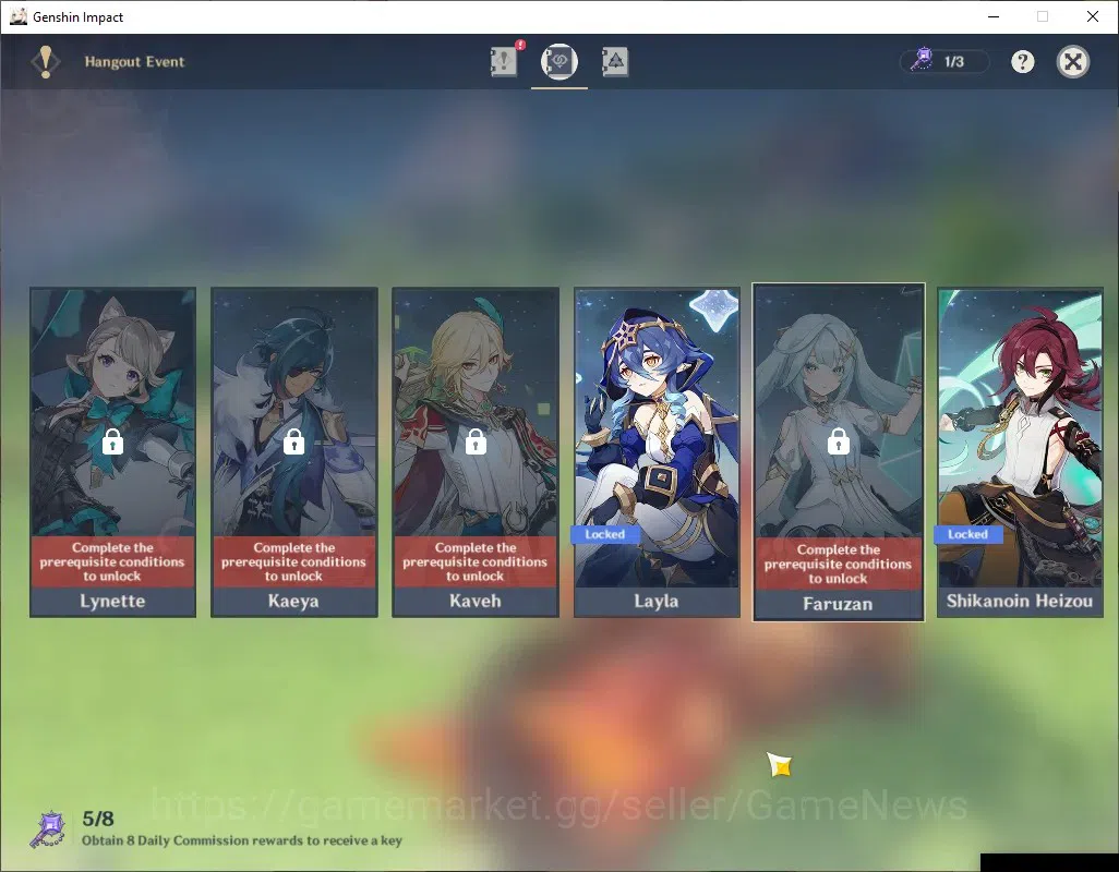 Genshin Impact Accounts ASIA|AR 56|6 Limited + 3 (*5Weap)|Zibai,Linnea,Mav image 19