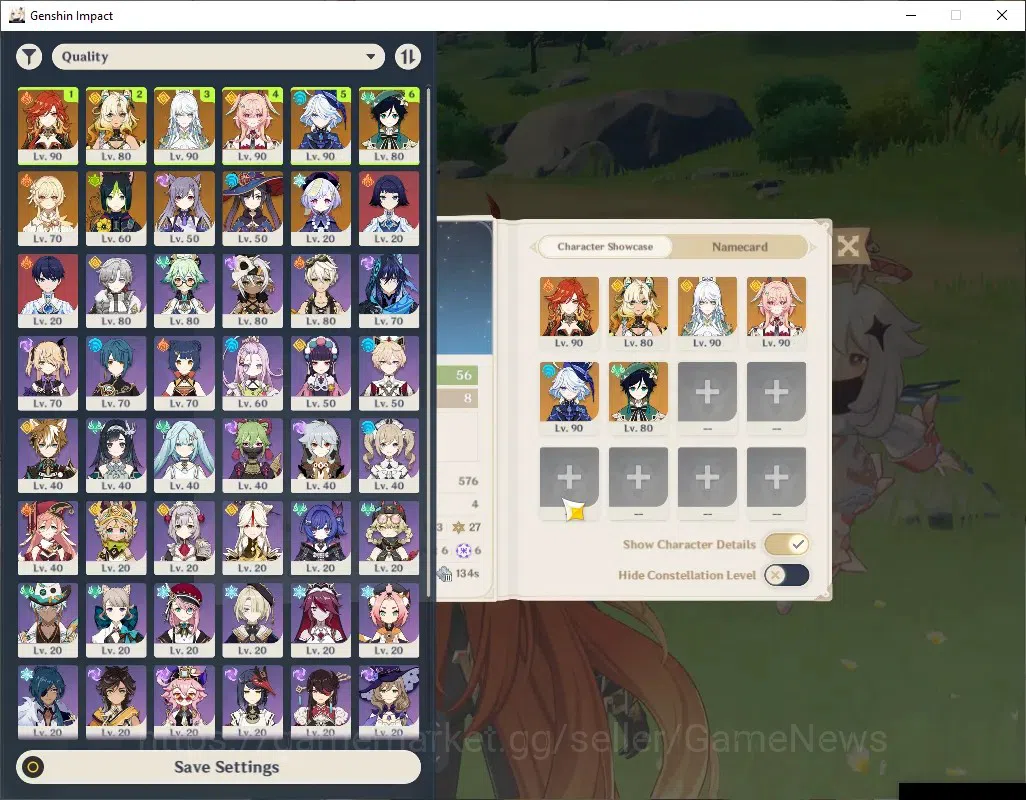 Genshin Impact Accounts ASIA|AR 56|6 Limited + 3 (*5Weap)|Zibai,Linnea,Mav image 2