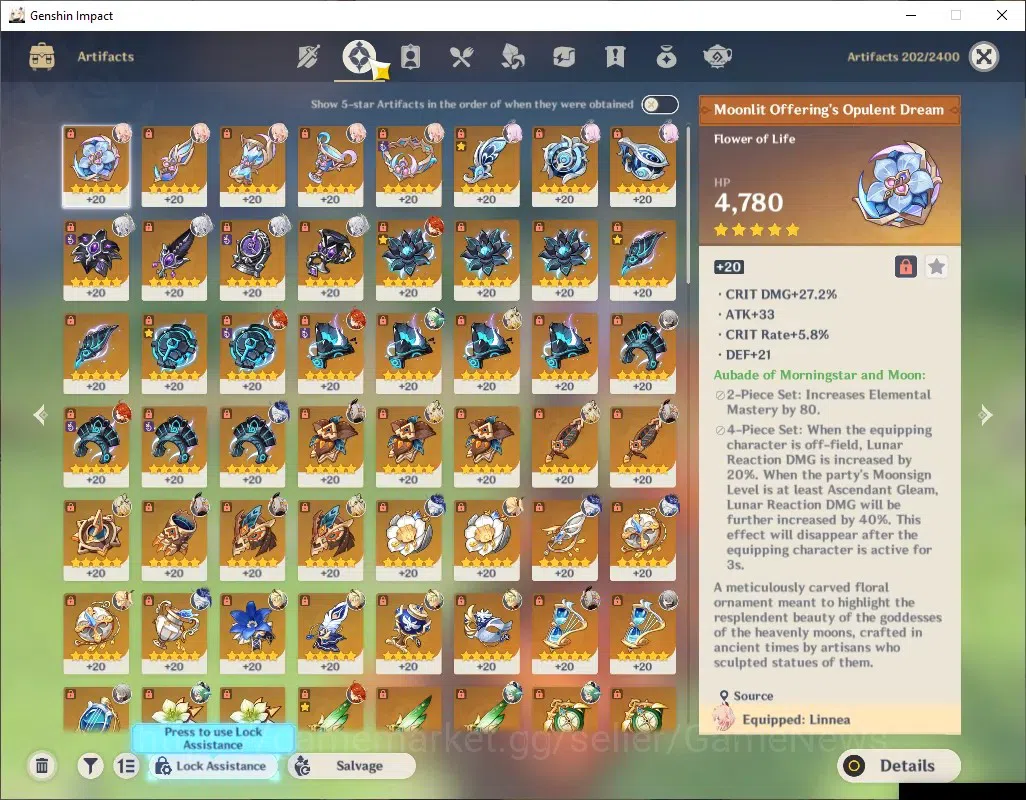 Genshin Impact Accounts ASIA|AR 56|6 Limited + 3 (*5Weap)|Zibai,Linnea,Mav image 7
